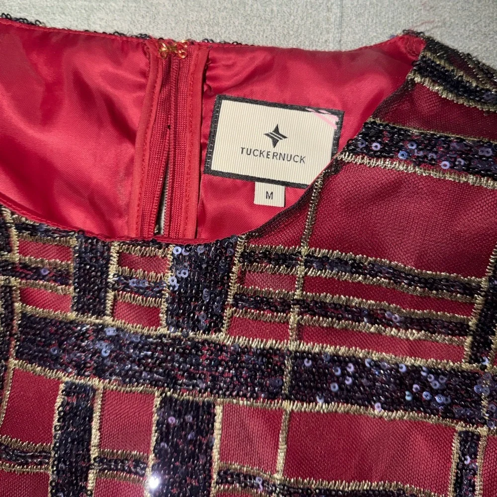 TUCKERNUCK Sequin Plaid Maxine Top + Sequin Plaid Meg Skirt SET small/medium